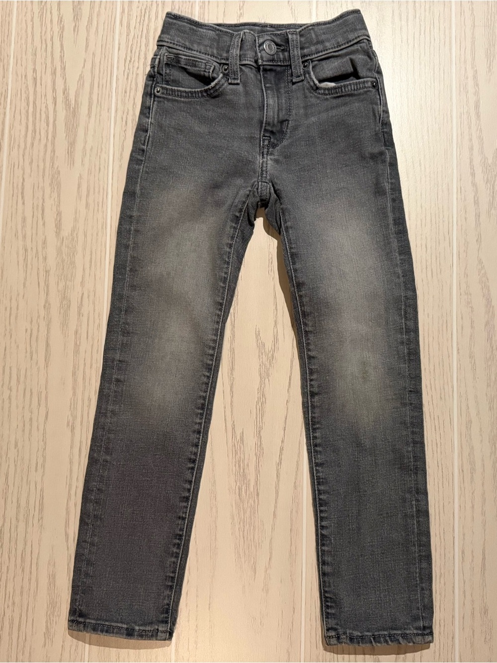 Old Navy Boys Gray Slim Stretch Jeans Casual Size 6